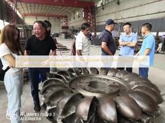 Corredor de turbina hidráulica de 1-100 MW de potencia nominal con presión de entrada de 10 MPa y material de acero inoxidable