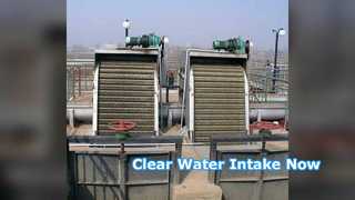 Limpiador de rejillas de basura para toma de agua