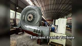 Generador de turbina Francis Fábrica de China Energía eficiente