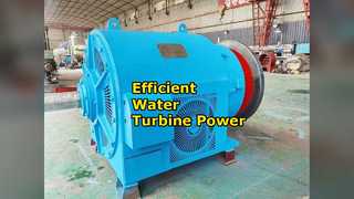 Generador de turbina de agua enfriado por aire AVR Power