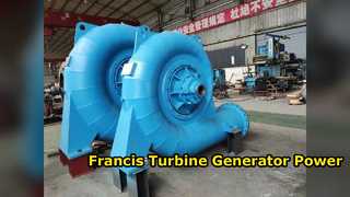 Generador Turbina Francis 1.27-1.977 M3s Potencia