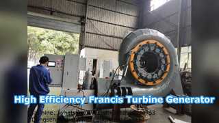 Generador de turbina Francis de alta eficiencia de 300 KW a 20 MW