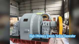 Generador de turbina Francis de alta eficiencia para energía hidroeléctrica