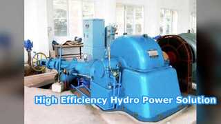 Generador de turbina Turgo eficiente para energía hidroeléctrica