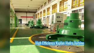 Soluciones de generador de turbina hidráulica Kaplan de alta eficiencia