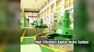 Soluciones de generador de turbina hidráulica Kaplan de alta eficiencia