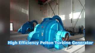Generador de turbina Pelton de alta eficiencia para energía hidroeléctrica