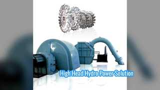 Generador de turbina Pelton de cabezal alto Soluciones hidráulicas personalizadas