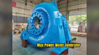 Generador de turbina de agua 60Hz 50Hz potencia máxima