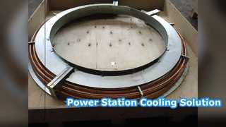 Solución de enfriamiento de central eléctrica de enfriador de aceite de aire 0-80C