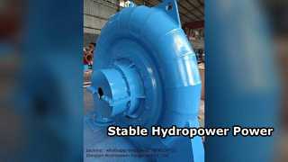 Generador de turbina Francis 450-1000RPM energía hidroeléctrica estable